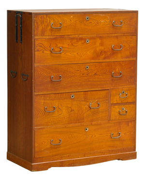 Japanese Tansu Chest of Drawers, 1910s