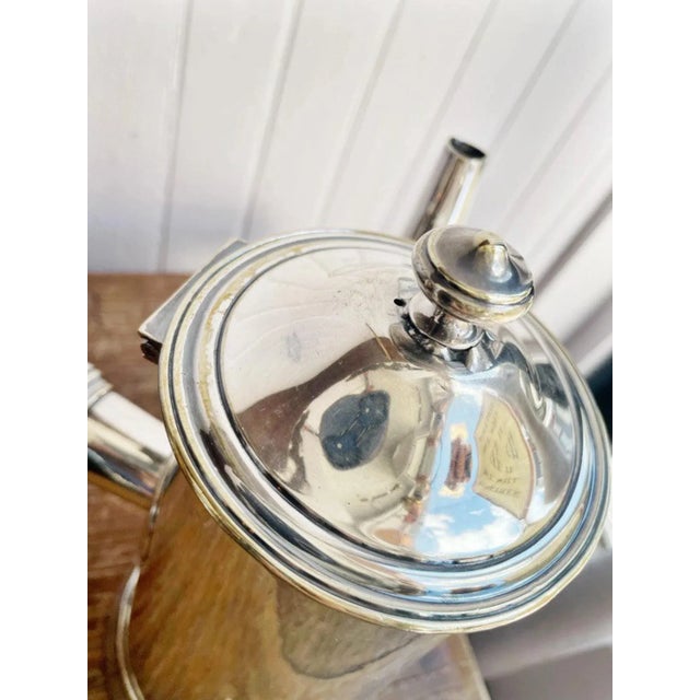 Christofle Christofle Silver Coffee Pot From Kursaal Cirque Theater in Besancon France For Sale - Image 4 of 8