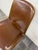 World Market Marina Cognac Brown Faux Leather Adjustable Swivel Office Chair For Sale - Image 9 of 14