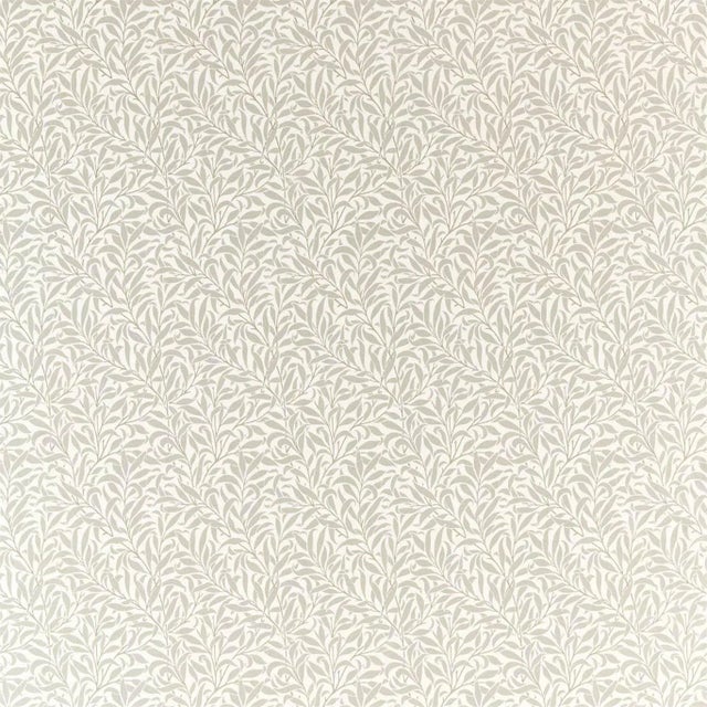 Morris & Co Pure Willlow Boughs Fabric in Gilver - a Sample For Sale