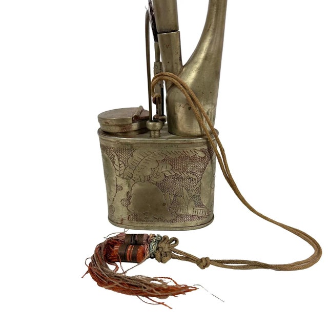 Chinese Late 19th Century Antique Chinese Water Pipe For Sale - Image 3 of 11