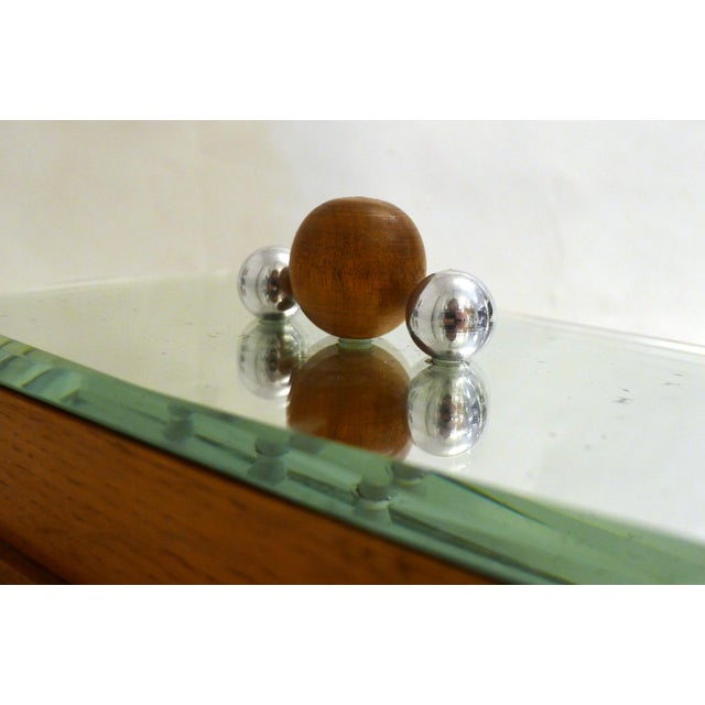 Large Art Deco Box with Ball Handles by Jacques Adnet, 1950s For Sale - Image 12 of 17