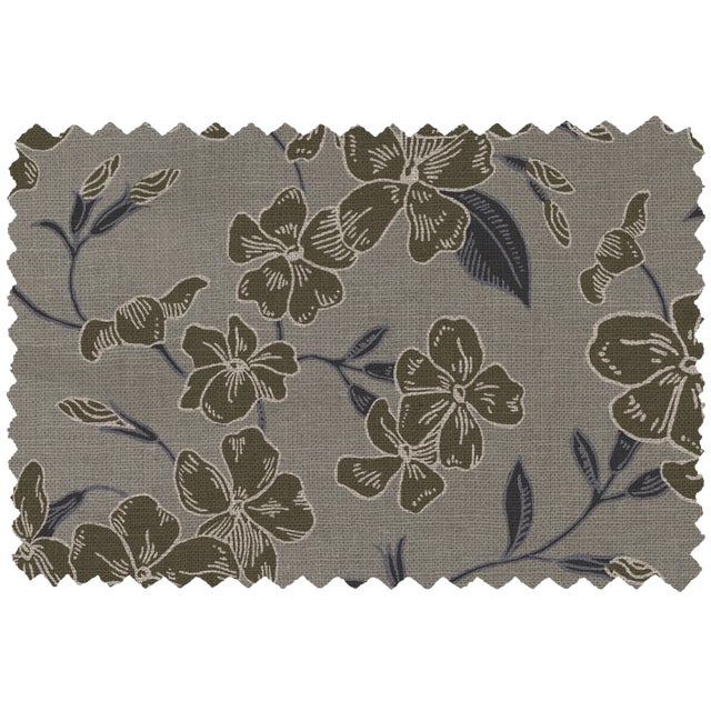 Gray Stoffer Home x Cloth & Company Marie Bun Foot Chair in Dogwood Floral Flint For Sale - Image 8 of 9
