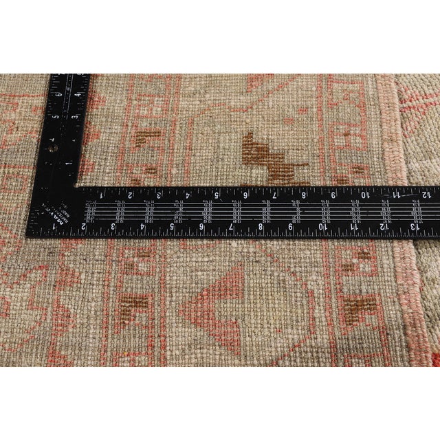 Textile Vintage Turkish Oushak Rug, 04'04 X 08'01 For Sale - Image 7 of 10
