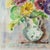 Mid-Century Modern 'Posy in a Pitcher' by Pauline Polk, Mid-Century California Modernist Still Life, Los Angeles For Sale - Image 3 of 9