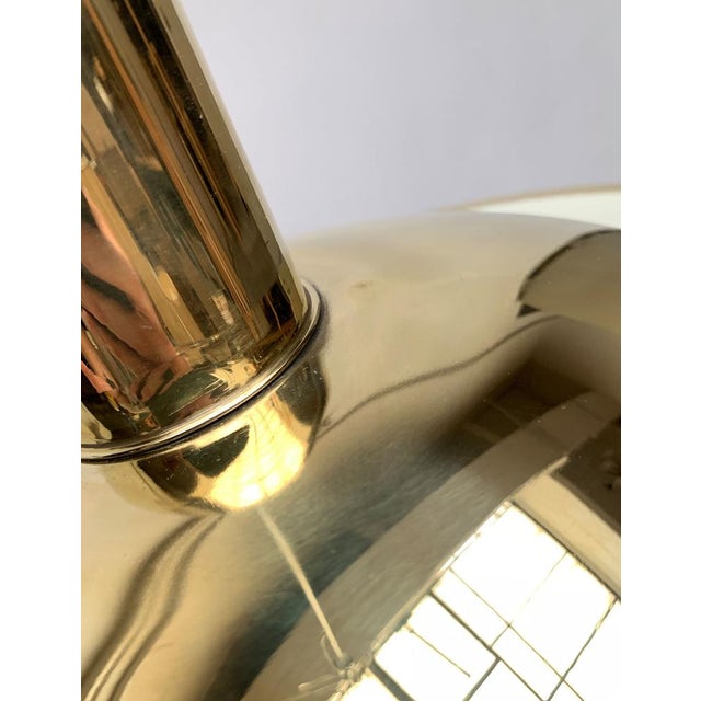 Vintage Italian Postmodern Brass Model S-481 UFO Pendant from Luci Italia, 1970s For Sale - Image 16 of 18