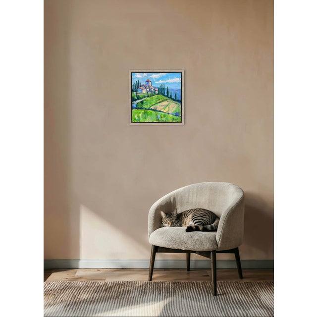 Tuscan Hills - Original Oil Painting Landscape Italy For Sale - Image 13 of 13