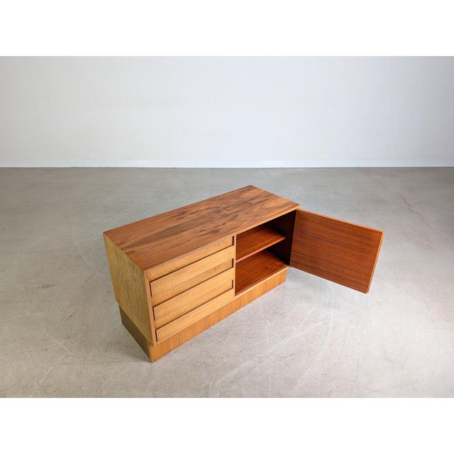 Mid-Century Walnut Sideboard with Drawers, 1970s For Sale - Image 8 of 10