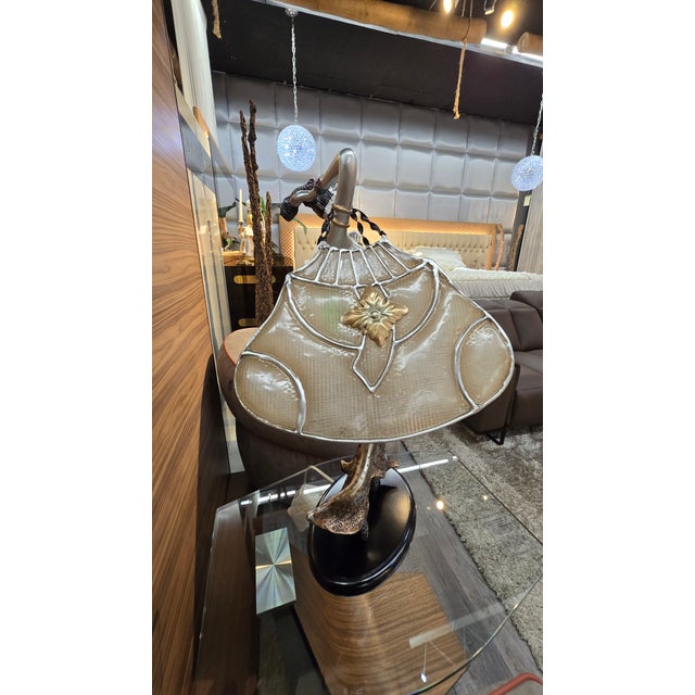 Artmax Art Deco Style Sculptural Table Lamp For Sale In New York - Image 6 of 10