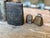 Farmhouse Collection of 15 Antique Hand-Forged Iron & Brass Cowbells With Beautiful Aged Patina For Sale - Image 3 of 10