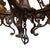 Spanish Revival Antique Spanish Revival 5 Light Chandelier With Original Polychrome Paint For Sale - Image 3 of 13