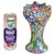 1960s Italian Blown Glass Colorful Millefiori Vase Mid-Century Modern Boho Chic For Sale - Image 10 of 13