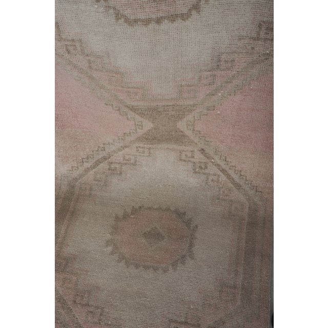 1960s Turkish Oushak Extra Long Runner With Mid Century Modern Style For Sale - Image 10 of 12