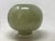 1970s Mid-Century Studio Art Glass Pedestal Squat Vase - Seafoam Mottle 5" For Sale - Image 5 of 6