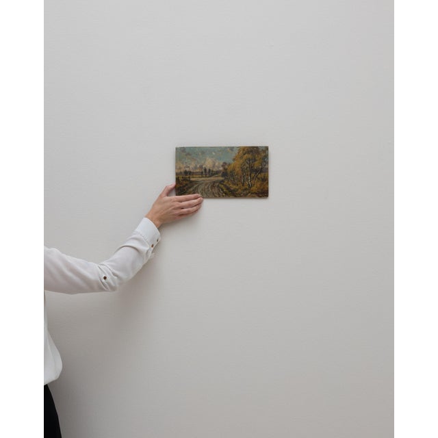 20th Century Belgian Landscape Painting For Sale - Image 18 of 18