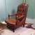 Wood Cowhide Leather Library Armchair, 1960s For Sale - Image 7 of 17