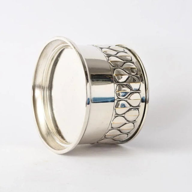 Art Nouveau Silver Plated Wine Bottle Holder, 1890s For Sale - Image 6 of 7