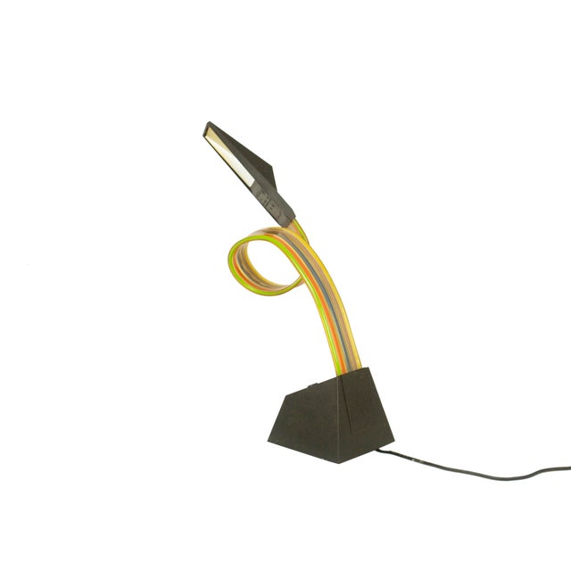 Italian Nastro Table Lamp by Alberto Fraser for Stilnovo, 1983 For Sale - Image 9 of 9