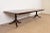 Kindel Furniture Kindel Furniture Georgian Banded Mahogany Double Pedestal Extension Dining Table, Newly Refinished For Sale - Image 4 of 14