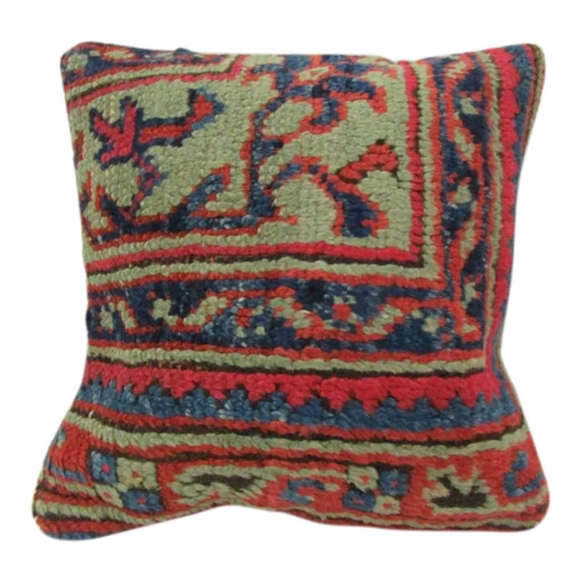 Handknotted Decorative Turkish Pillow Cover For Sale