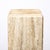 Mid-Century Modernist Rectilinear Travertine Pedestal With Stepped Detailing For Sale - Image 17 of 18