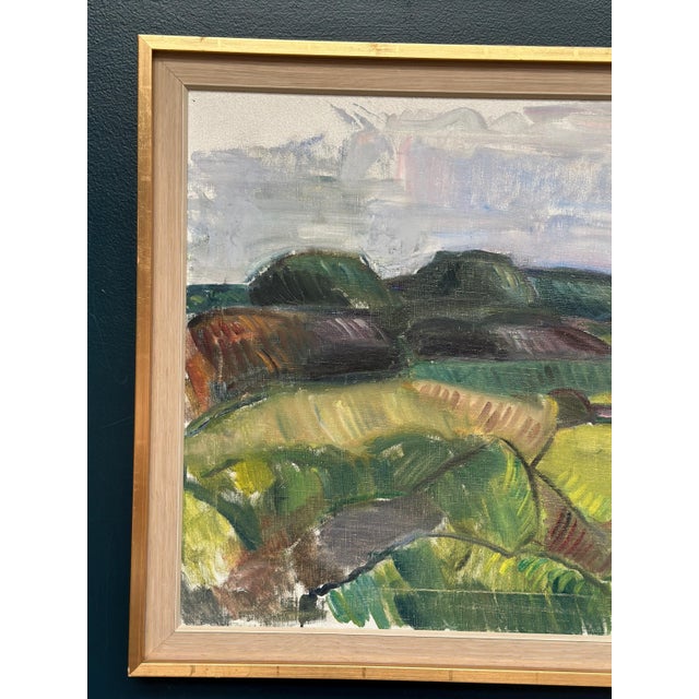 Wilgot Olsson, Orust, 1960s, Oil Painting on Canvas, Framed For Sale - Image 13 of 17