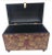 1980s Hand-Painted Dome Top Wood and Brass Decorative Chest For Sale - Image 5 of 11