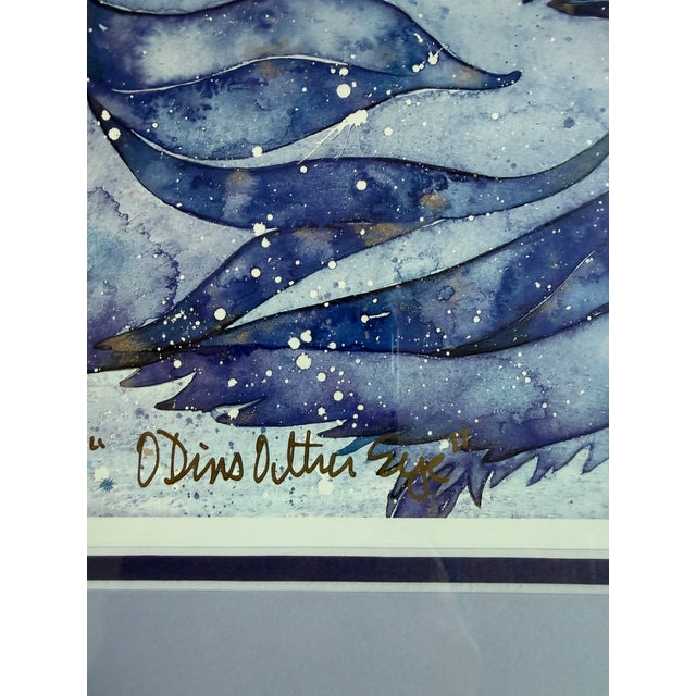 Karla Morreira "Odin's Witness" Signed Limited Edition Raven Art Print - 104/500 For Sale - Image 4 of 10