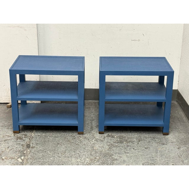 Design Plus Gallery presents a Pair of Jarin Side Tables from Made Goods. These useful bed side table are fully wrapped in...