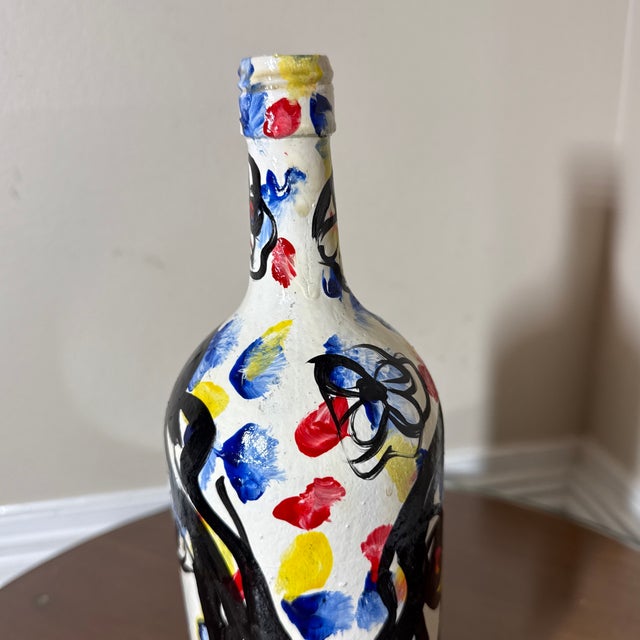 1970s 1970s Peter Keil Abstract Bottle Painted Sculpture For Sale - Image 5 of 6