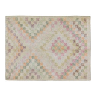 Vintage Turkish Anatolian Hand Knotted Wool Rug, 2'5x3'2 For Sale