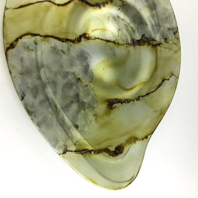 Artisan Abstract Glass Fruit Platter Plate Mexico For Sale In Portland, ME - Image 6 of 13