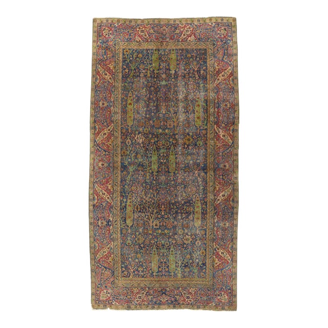 Antique-Worn Turkish Sparta Rug - 08'10 X 17'09 For Sale