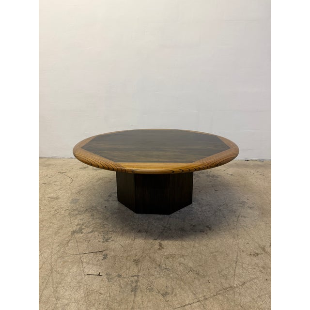 Mid-Century Modern Lane Altavista Wood Coffee or Cocktail Table After Afra and Tobia Scarpa, 1970s For Sale - Image 3 of 17