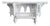 Moroccan Handcrafted Wooden Wall Shelf, White For Sale