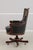 Francesco Molon Black Tufted Leather Swivel Arm Chair For Sale - Image 4 of 18