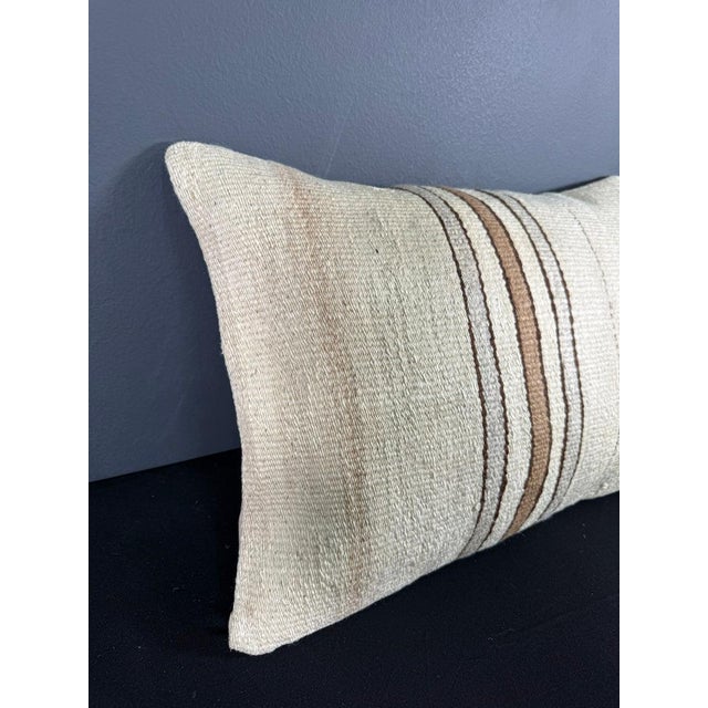 Turkish Hemp Pillow Cushion Natural Beige Brown Pillow Cushion Cover 16 "x 24" #30016 Enhance your home decor with our...