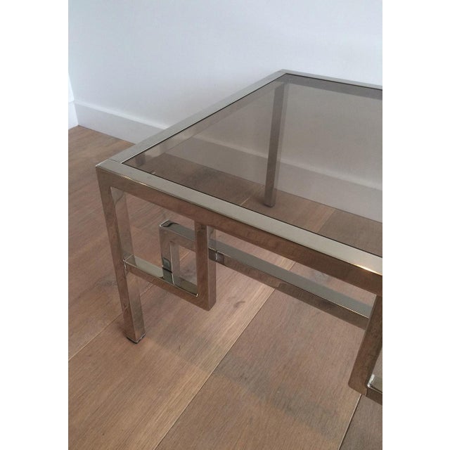 1970s Design Chrome Side Tables, circa 1970 - A Pair For Sale - Image 5 of 10