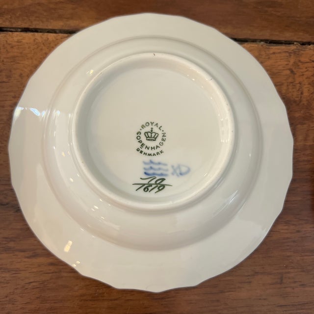 Royal Copenhagen Blue Flower Berry Bowls- Set of 6 For Sale In New York - Image 6 of 6