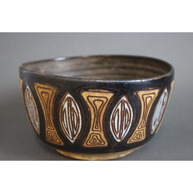 Vintage French Ceramic Bowl by Alexandre Kostanda, 1960s For Sale - Image 6 of 11