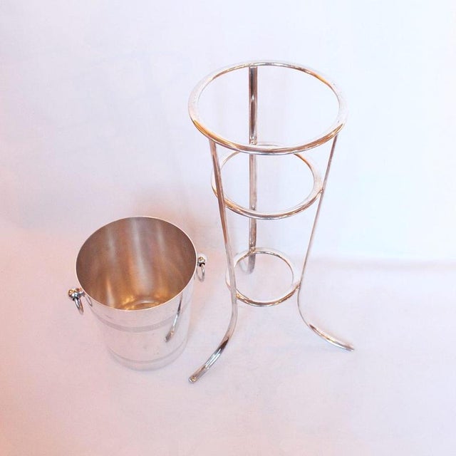 Champagne Bucket on Stand, 1930s For Sale - Image 4 of 9