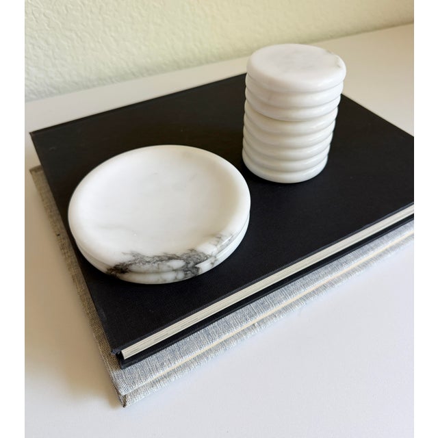 Marble Lighter and Ashtray Set, Italy, 1950s For Sale In Sacramento - Image 6 of 9