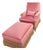 Exquisite Custom-Made Hollywood Regency Chair & Ottoman For Sale