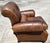 Vintage Barcalounger Saddle Leather Recliner With Continuous Lumbar Support For Sale In Miami - Image 6 of 18