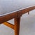 Wood Restored 1960s Mid Century Modern Ashwood & Velvet Upholstered Bench For Sale - Image 7 of 15