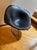 1950s Original Knoll Diamond Bertoia Black Leather Chairs For Sale - Image 5 of 7
