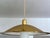 Gold Large Scandinavian Semi Pendant Light in Brass For Sale - Image 8 of 17