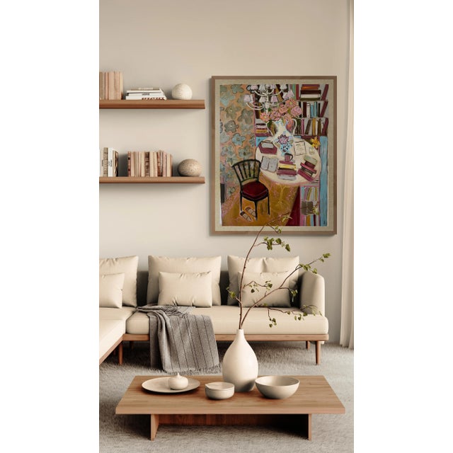 She's Well Read Too is an original oil painting. Painted by me on gessoed heavyweight canvas, the painting is sold...