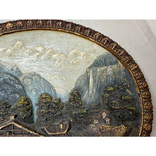 Antique 1800's Wilhelm Schiller Sohn Oil Terracotta Wall Plate Plaque Sculpture For Sale - Image 9 of 13