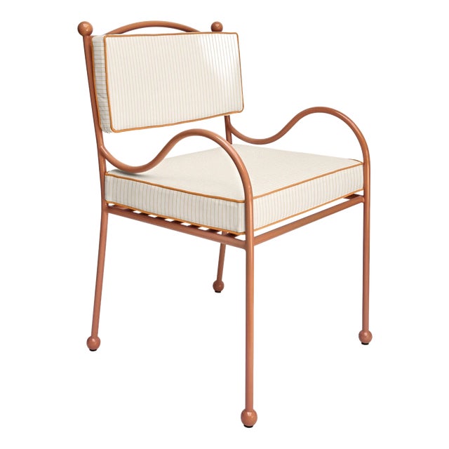 Panarea Armchair in Spritz with Orange and White Upholstery by Ceraudo, 2010s For Sale